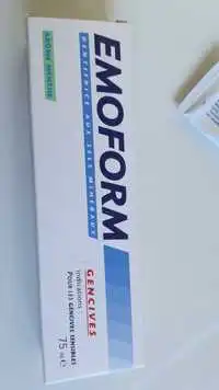 EMOFORM - Gencives - Dentifrice aux sels minéraux