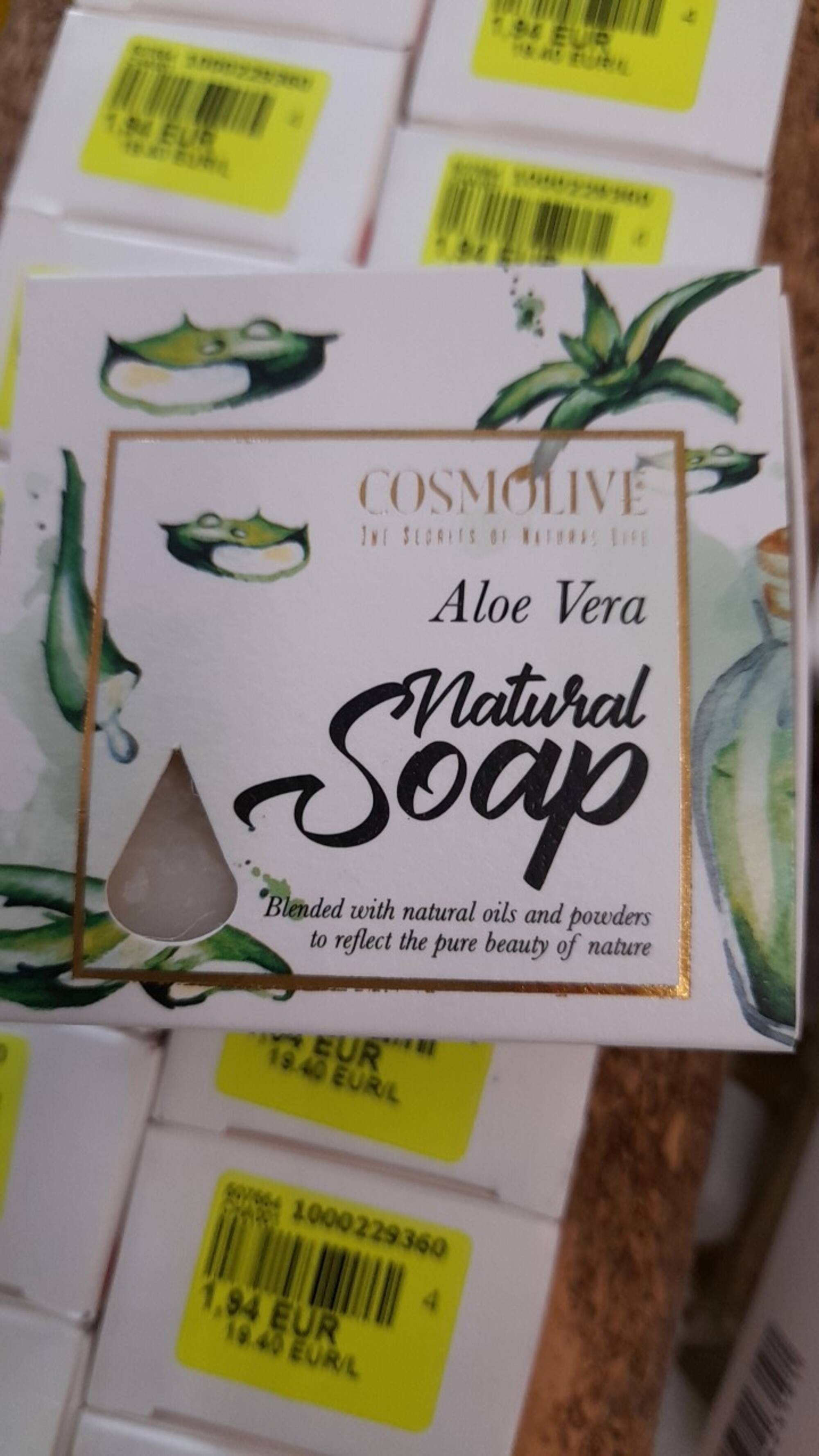 COSMOLIVE - Aloe Vera - Natural soap