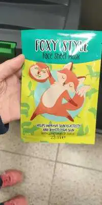 MAXBRANDS - Foxy style - Face sheet mask