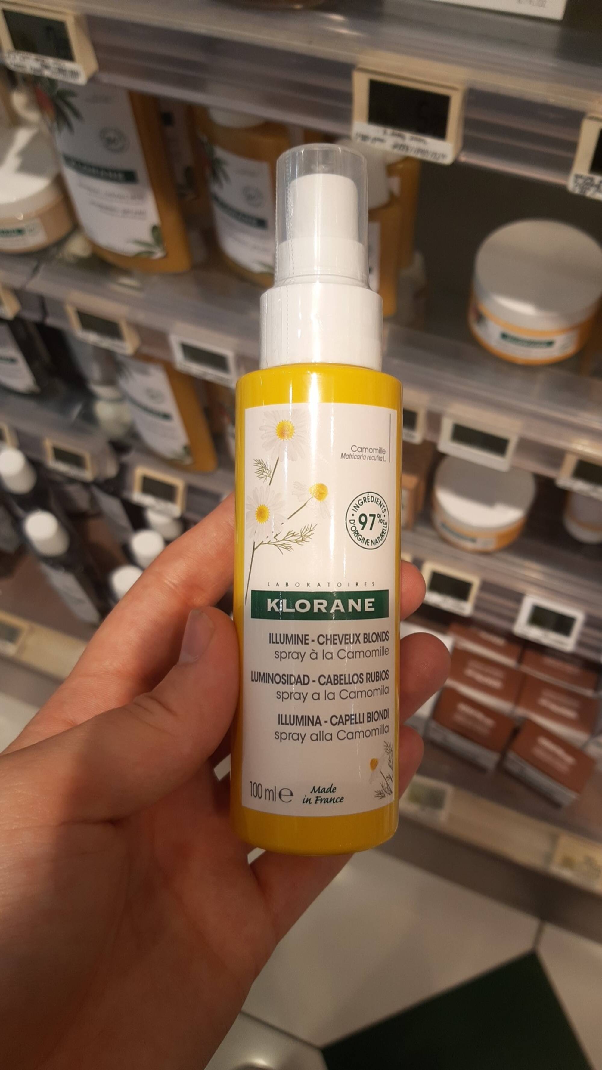 KLORANE - Illumine - Spray à la camomille cheveux blonds