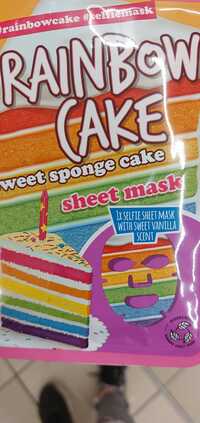 RAINBOW - Sweet sponge cake - Sheet mask