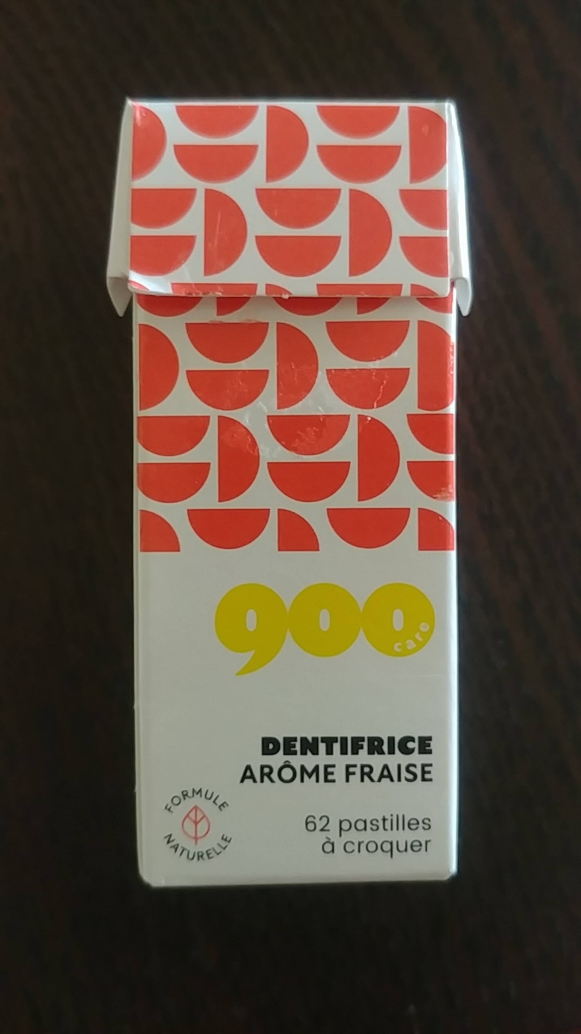 900.CARE - Dentifrice arôme fraise