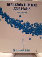 EPIL'HAIR PRO - Depilatory film wax azur pearls 