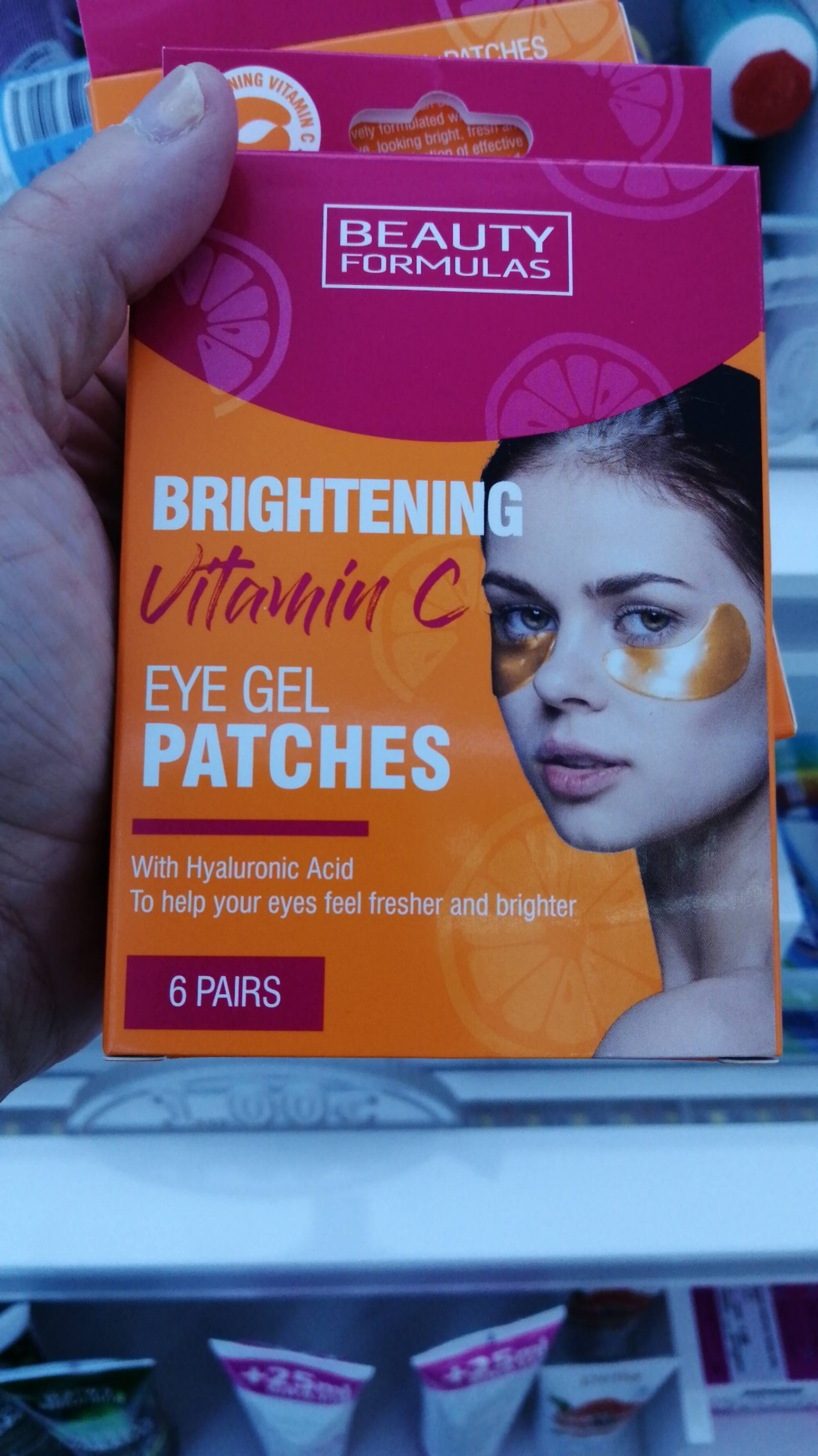 BEAUTY FORMULAS - Brighthening vitamin C - Eye gel patches
