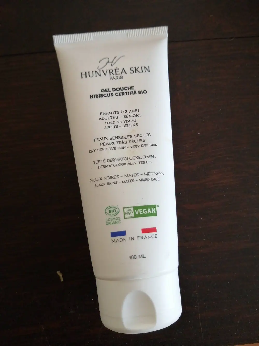 HUNVRÉA SKIN - Gel douche hibiscus certifié bio
