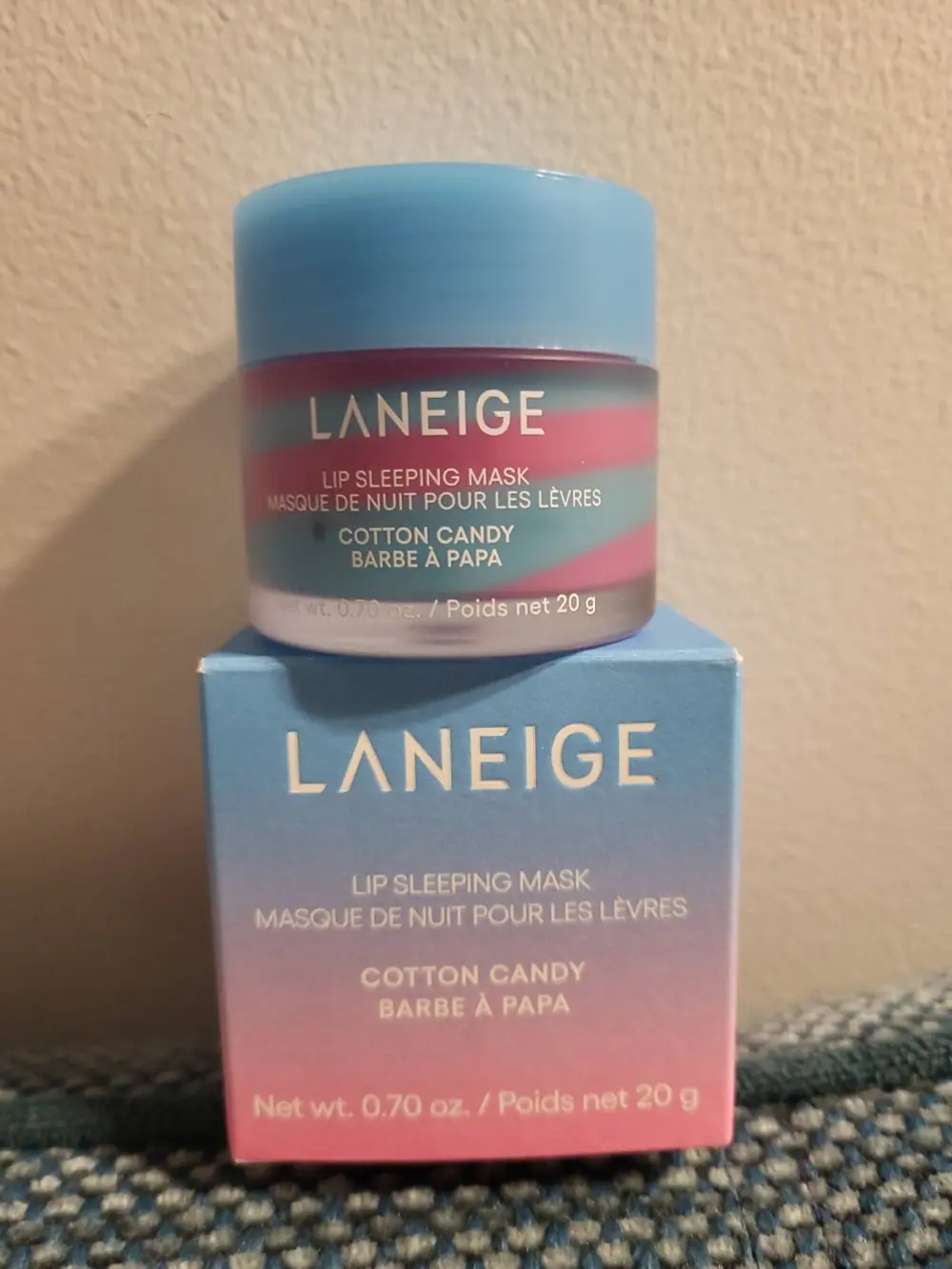 LANEIGE - Barbe à papa - Masque de nuit pour les lèvres