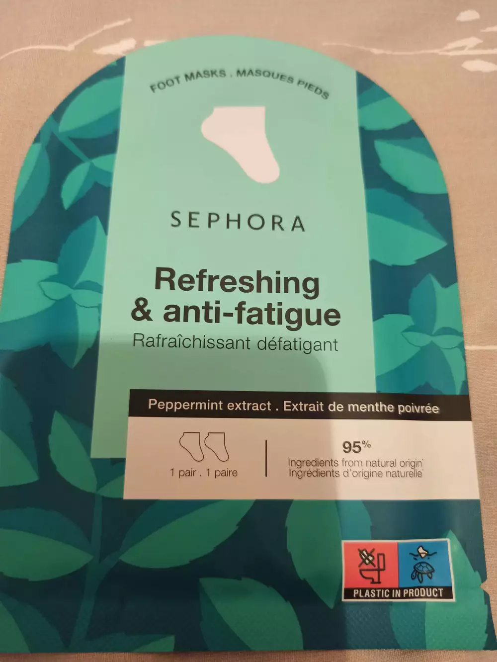 SEPHORA - Masques pieds rafraîchissant défatigant