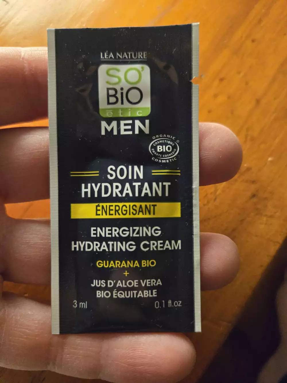SO'BIO ÉTIC - Men - Soin hydratant énergisant