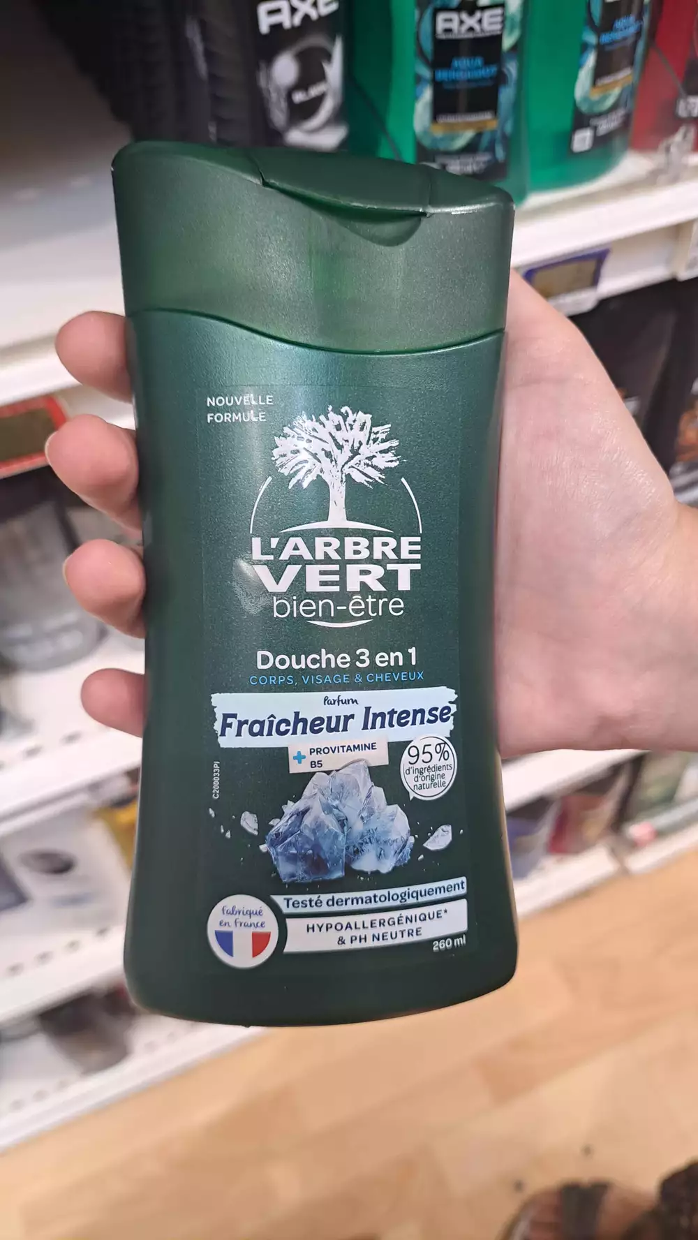 L'ARBRE VERT - Fraîcheur intense - Douche 3 en 1