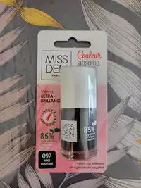 MISS DEN - Vernis couleur absolue 097 nior couture