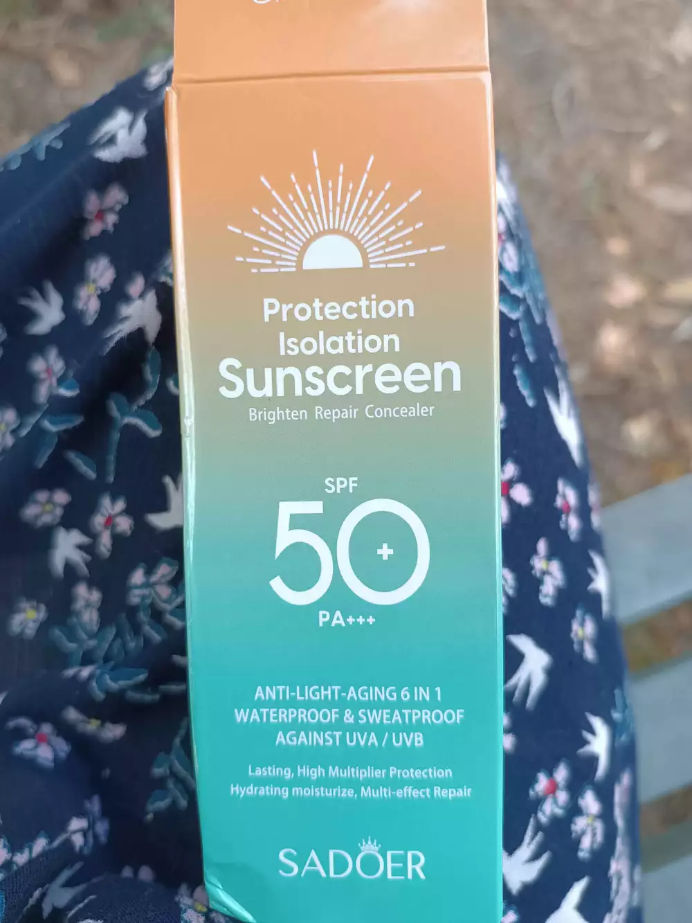 SADOER - Protection isolation - Sunscreen SPF 50+