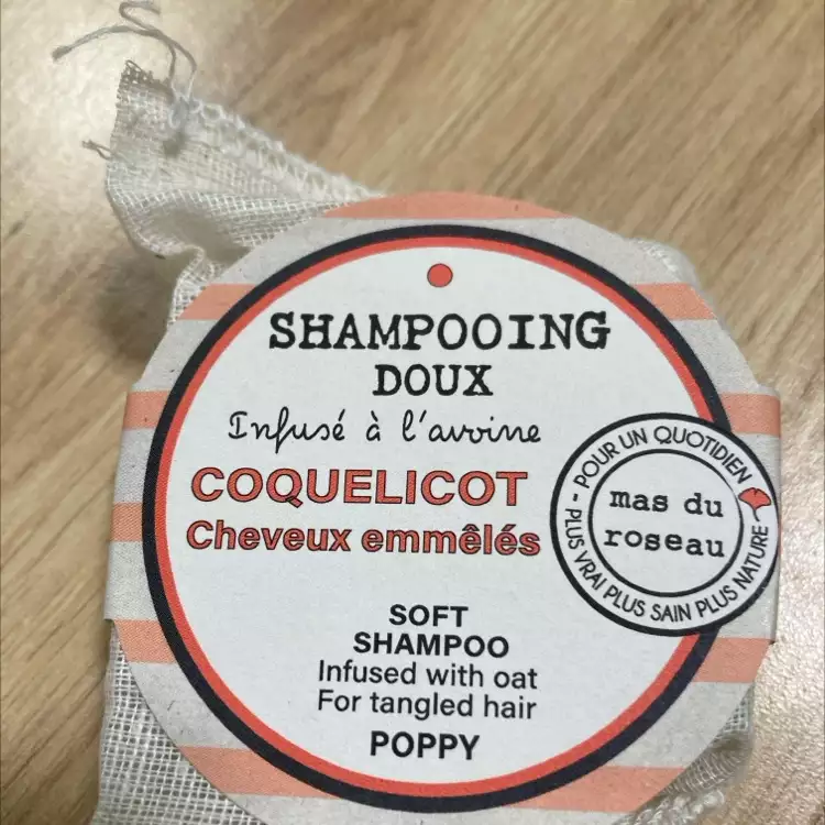 MAS DU ROSEAU - Coquelicot - Shampooing doux cheveux emmêlés