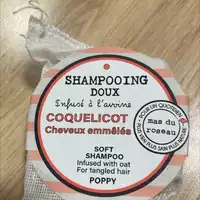 MAS DU ROSEAU - Coquelicot - Shampooing doux cheveux emmêlés