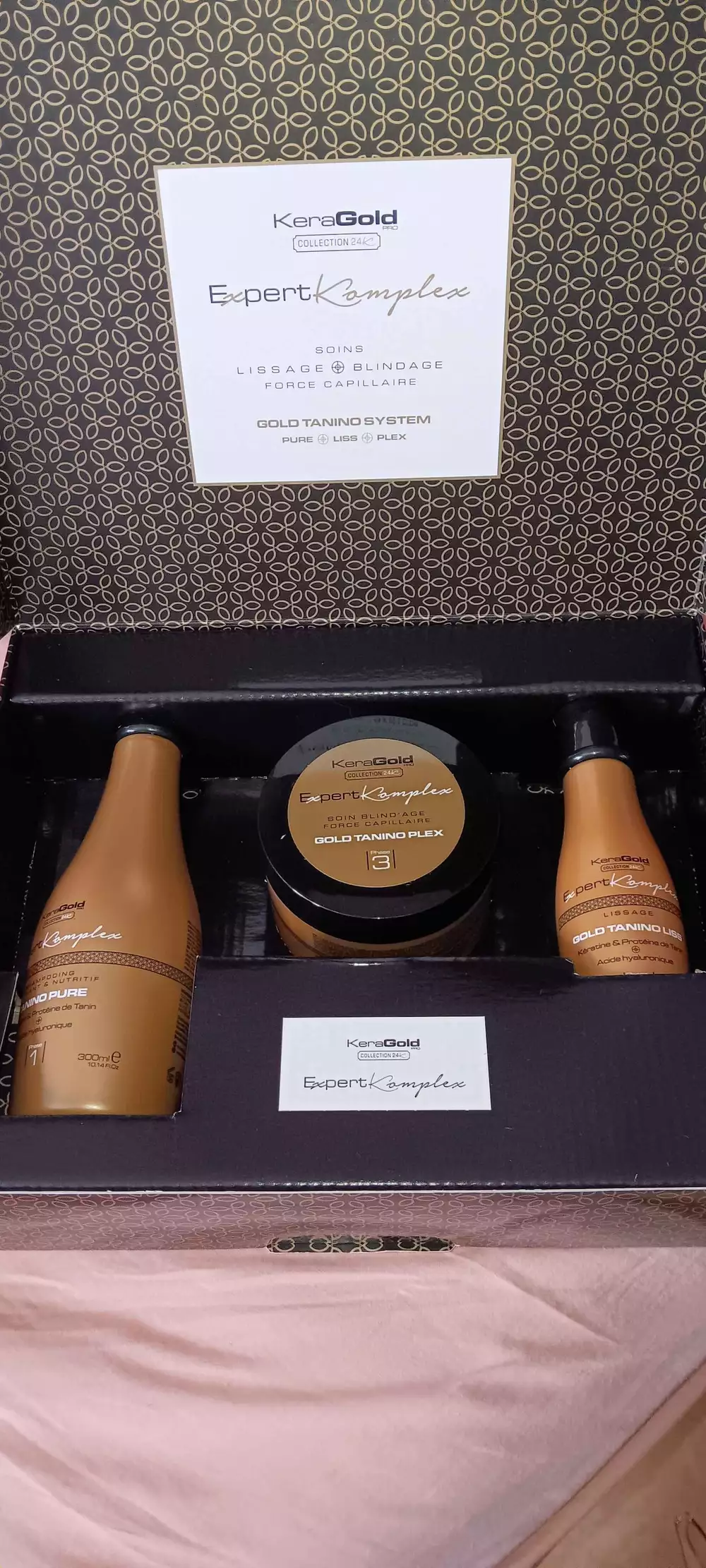 KERAGOLD - Expert Komplex - Soins lissage blindage force capillaire
