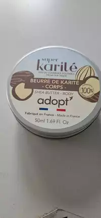 ADOPT' - Super karité - Beurre de karité corps