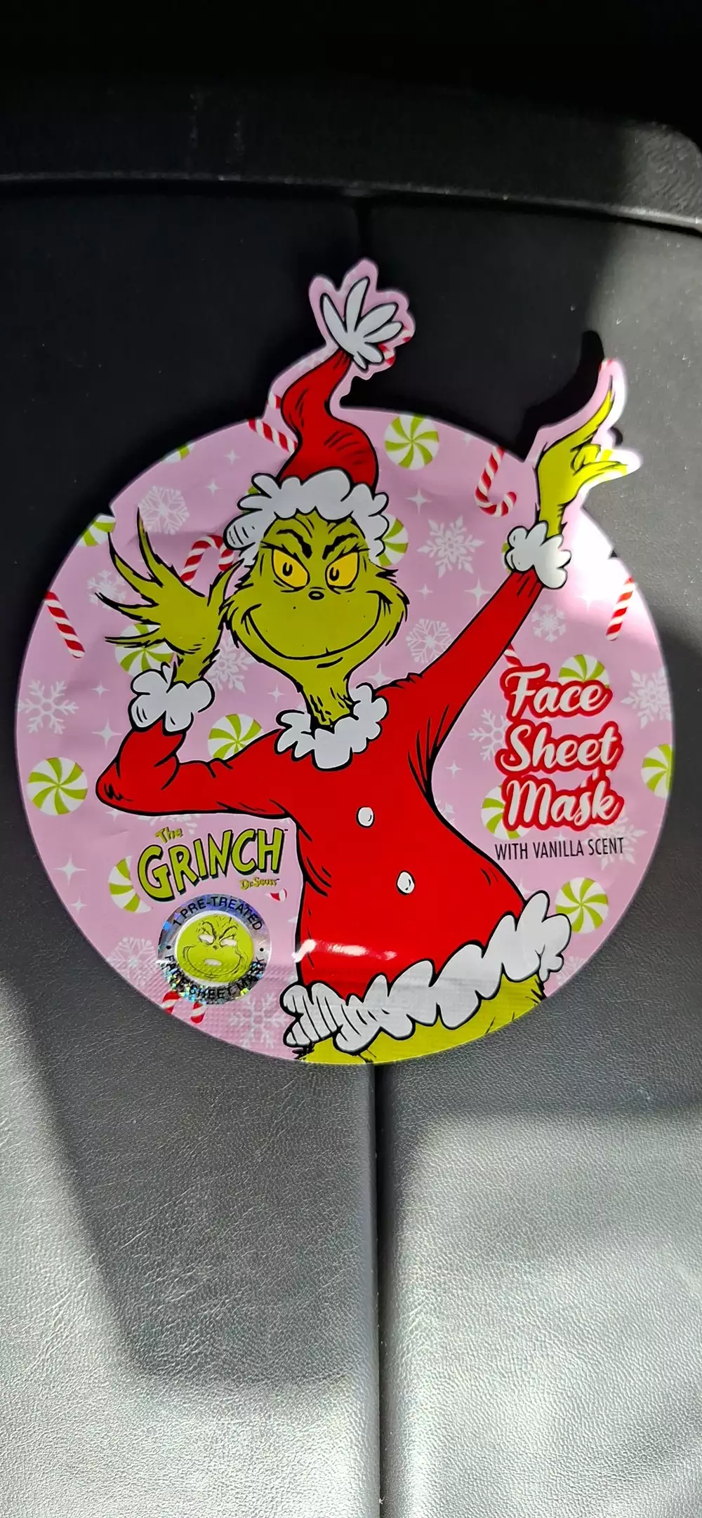 TOP BRANDS - Face sheet mask with vanilla scent