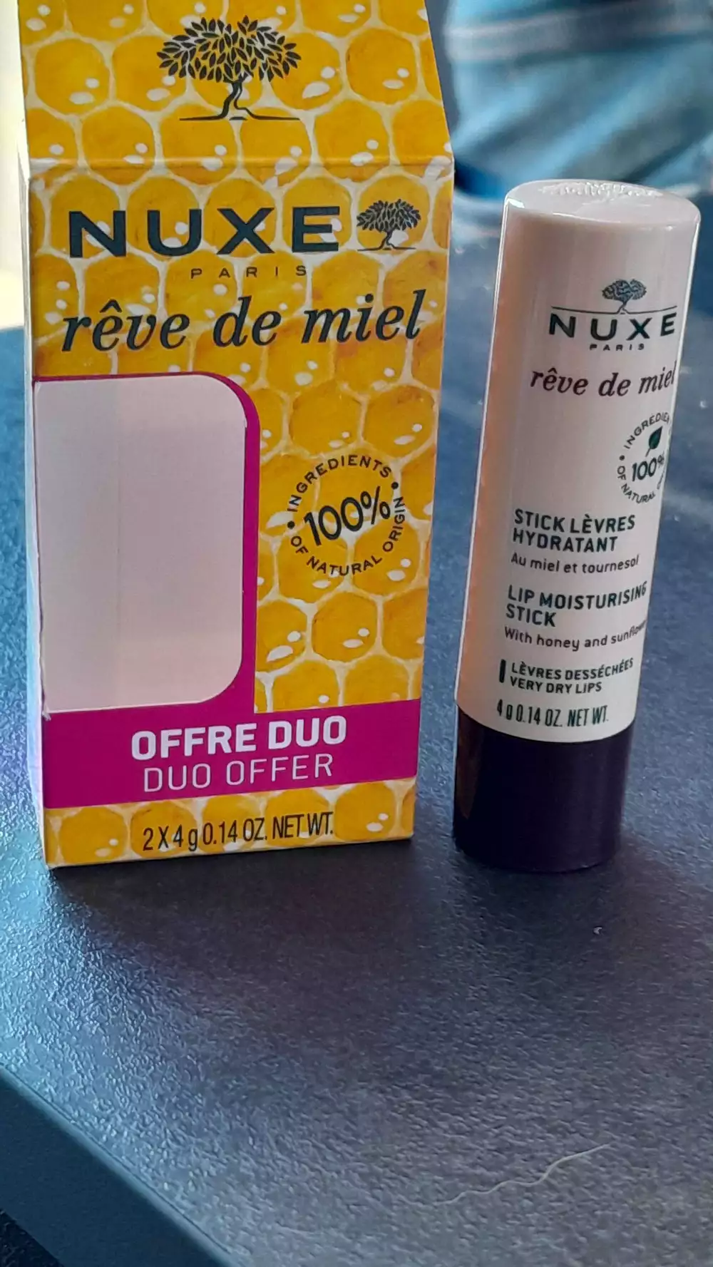 NUXE - Rêve de miel - Stick lèvres hydratant