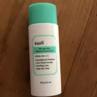 KLAIRS - All-day airy mineral sunscreen spf50+ PA++++