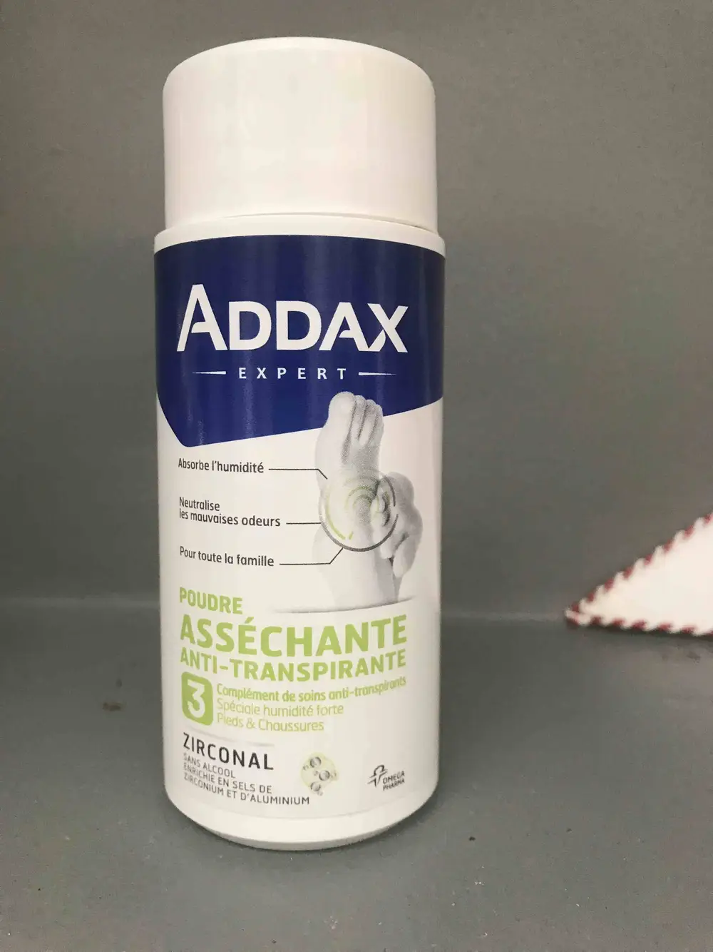 ADDAX - Zirconal poudre asséchante anti-transpirante