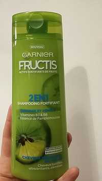 GARNIER - Fructis - Shampooing fortifiant 2 en 1 cheveux normaux