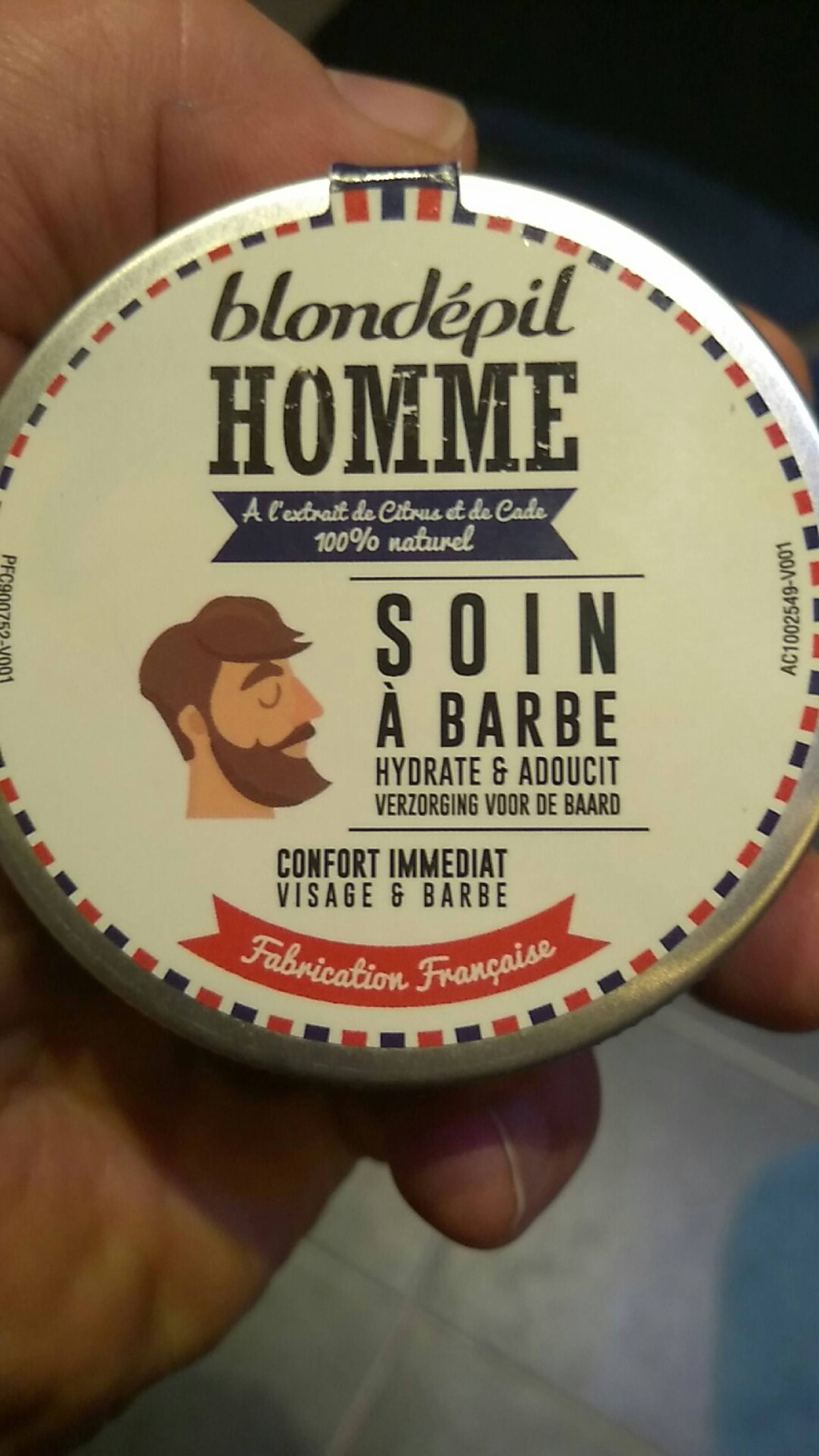 BLONDÉPIL - Homme soin à barbe hydrate et adoucit