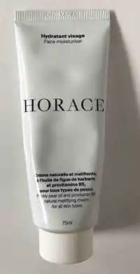 HORACE - Hydratant visage - Crème naturelle et matifiante