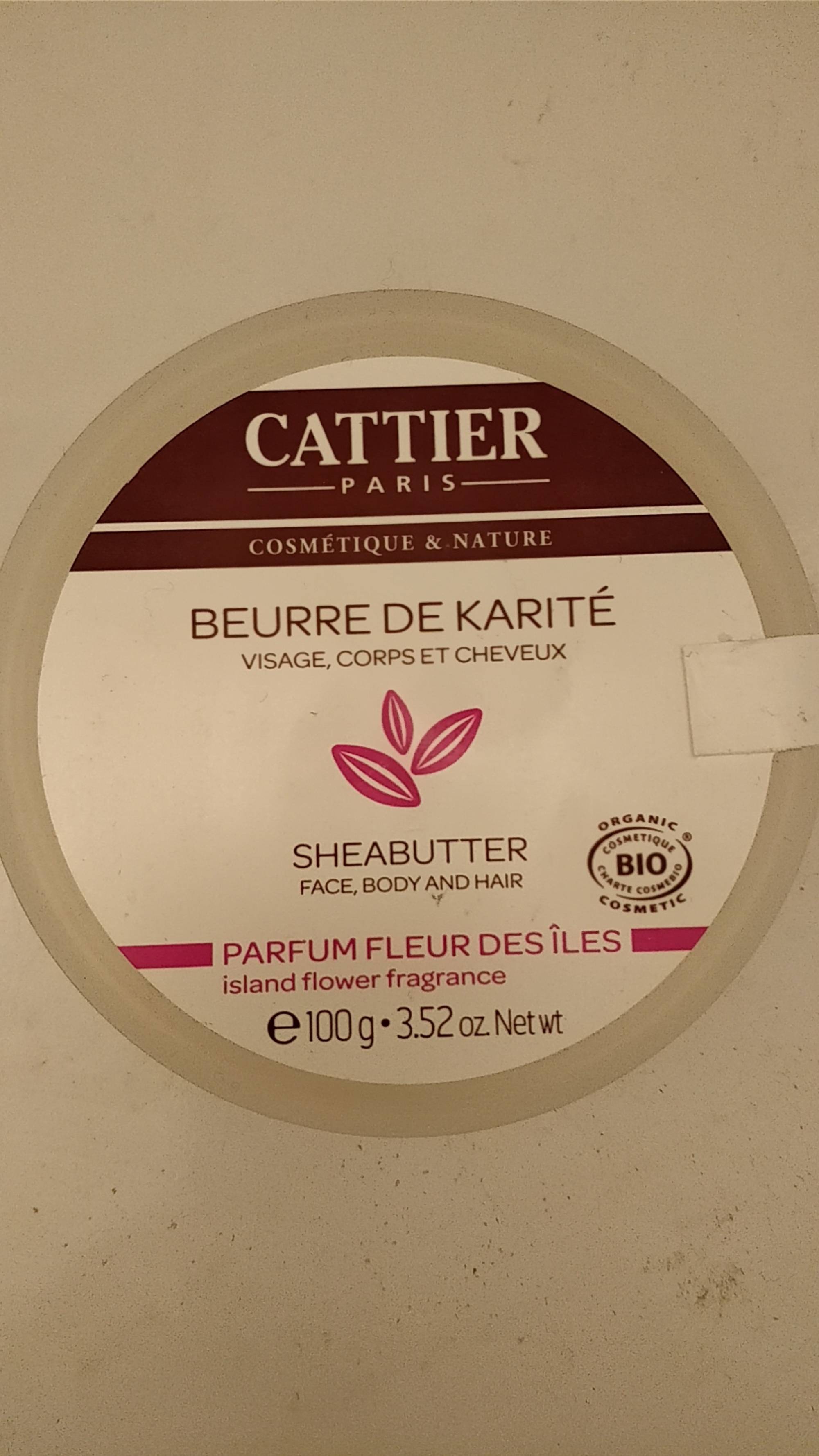 BEURRE DE KARITE CATTIER FLEUR DES ILES  - MES PRODUITS BIO ET NATURELS
