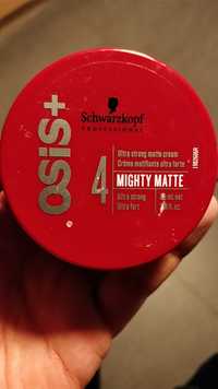 SCHWARZKOPF - Osis+ 4 mighty matte - Crème matifiante ultra forte