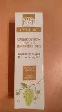 CYTOLNAT - Cytolac - Crème de soin peaux à imperfections