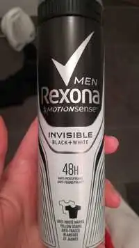 REXONA - Men invisible black + white - Anti-transpirant 48h