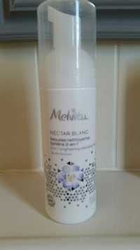 MELVITA - Nectar blanc - Mousse nettoyante lumière 2-en1