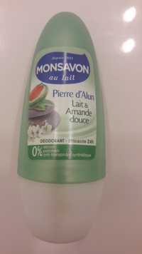 MONSAVON - Pierre d'alun lait & amande douce - Déodorant