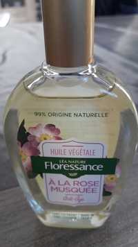 FLORESSANCE - Huile végétale à la rose musquée