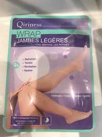 QIRINESS - Wrap jambes légères - Patchs fraîcheur et gel mentholé