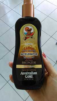 AUSTRALIAN GOLD - Dark tanning accelerator spray gel bronzer