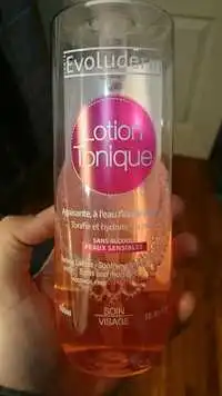 EVOLUDERM - Lotion tonique à l'eau florale de rose