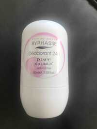 BYPHASSE - Déodorant 24h rosée du matin anti-taches