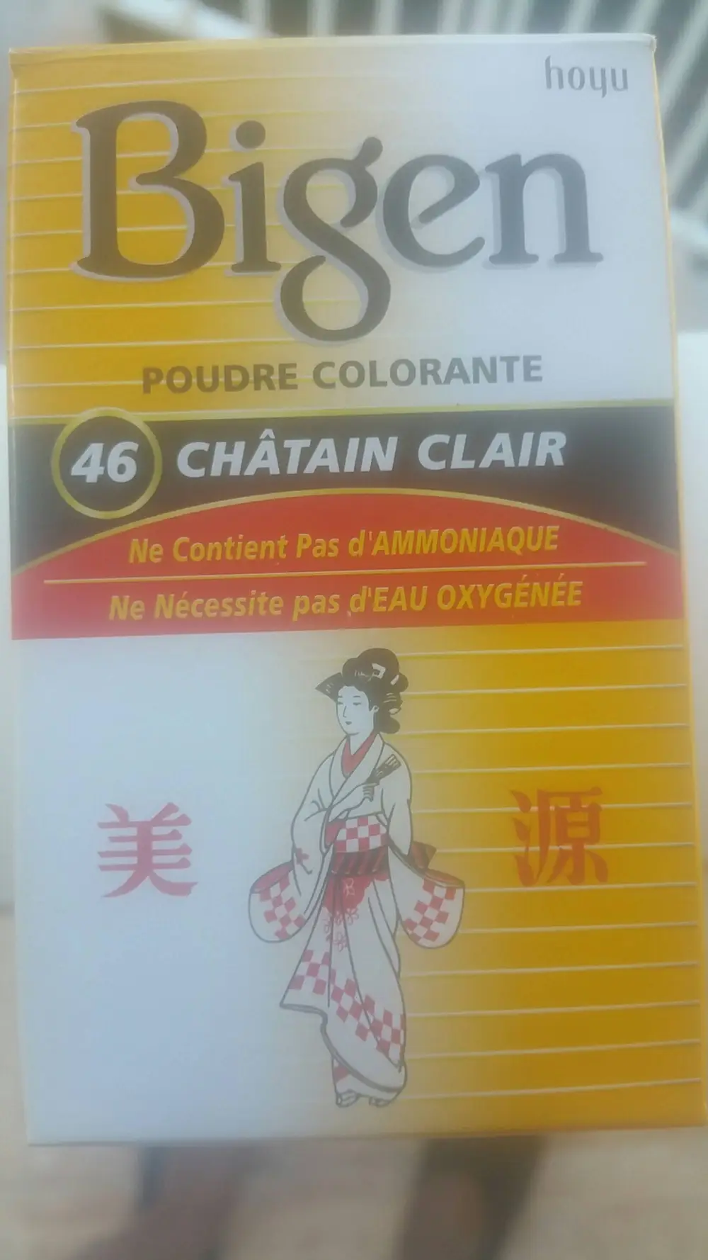 BIGEN - Poudre colorante 46 châtain clair