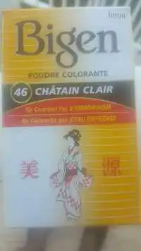 BIGEN - Poudre colorante 46 châtain clair