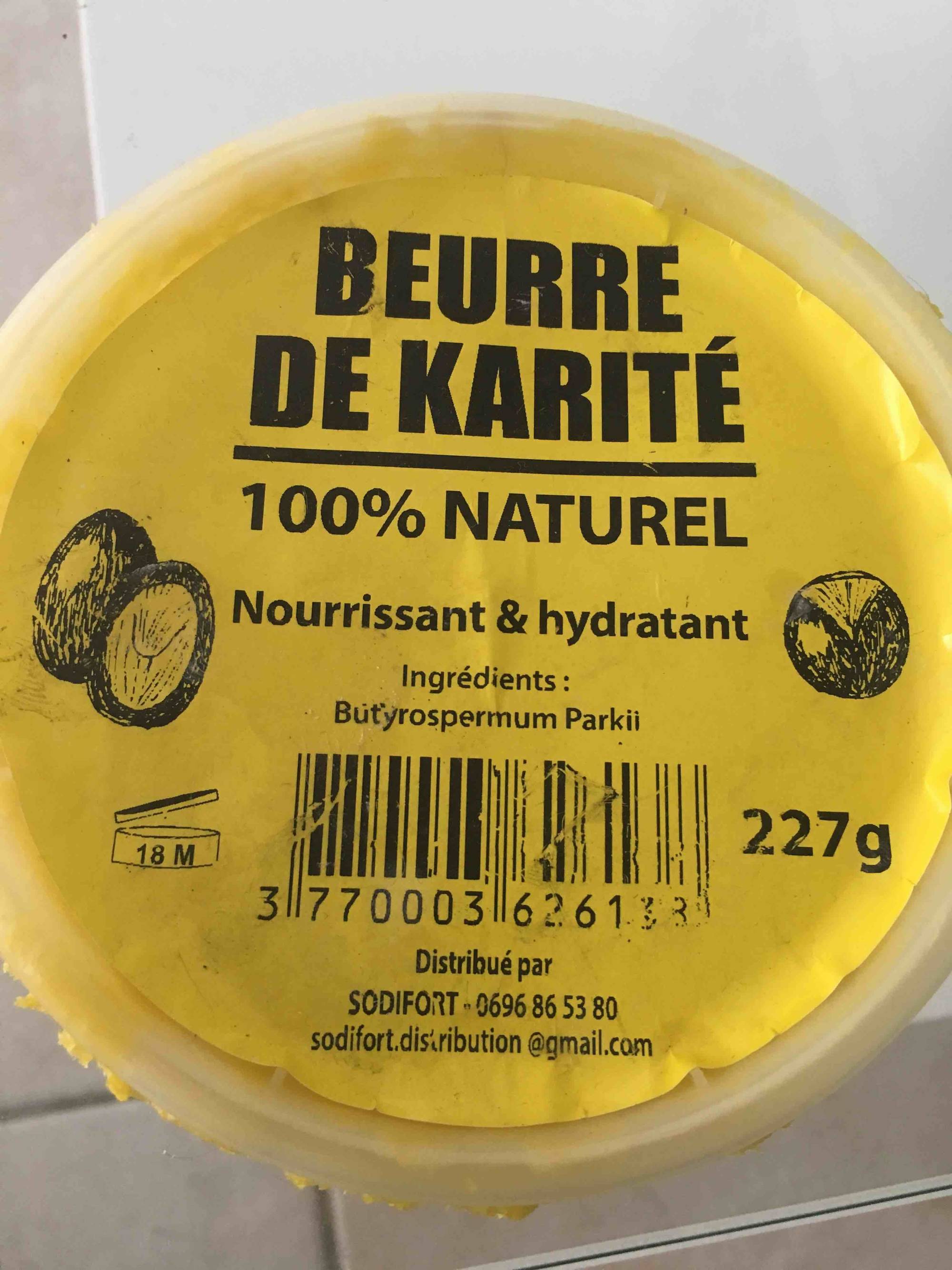 SODIFORT - Nourrissant & hydratant - Beurre de karité 100% naturel 