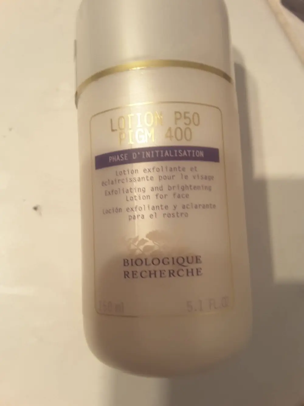 BIOLOGIQUE RECHERCHE - Lotion exfoliante et éclaircissante P50 PIGM 400