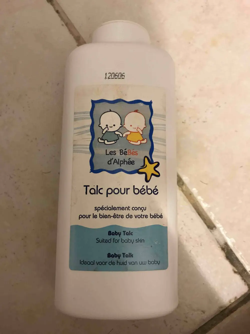 ALPHÉE - Les bébés - Talc pour bébé