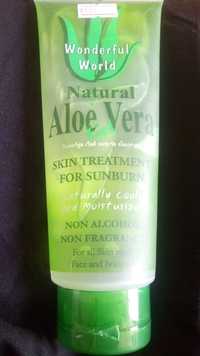 WONDERFUL WORLD - Natural aloe vera gel - Skin treatment for sunburn