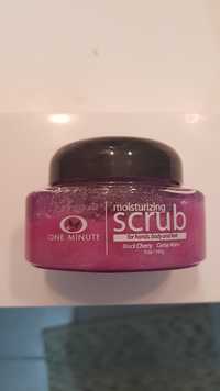 ONE MINUTE - Moisturizing scrub for hands body and feet - Cerise noire