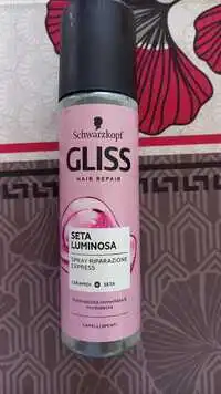 SCHWARZKOPF - Gliss seta luminosa - Spray riparazione express