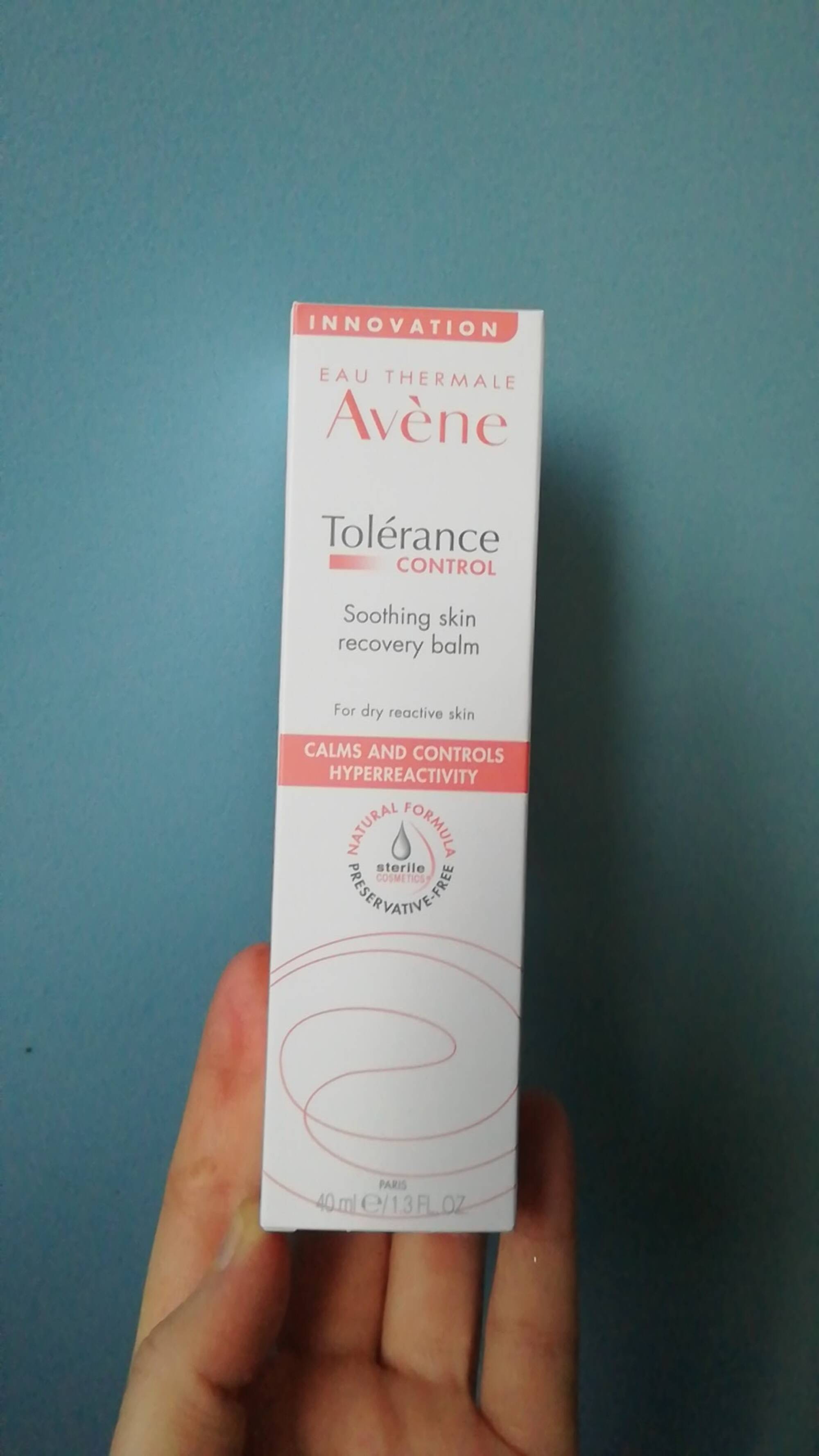 AVÈNE - Tolérance control - Soothing skin recovery balm