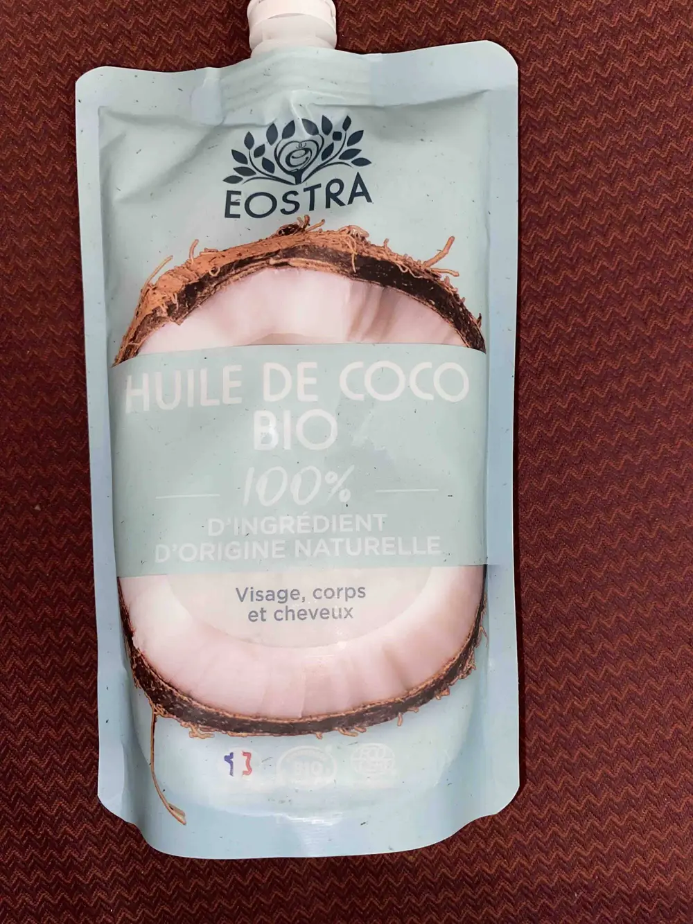 EOSTRA - Huile de coco bio 100%