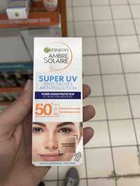 GARNIER - Ambre solaire Super UV - Fluide visage protecteur FPS 50+