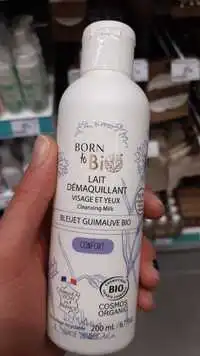 BORN TO BIO - Bleuet guimauve bio confort - Lait démaquillant