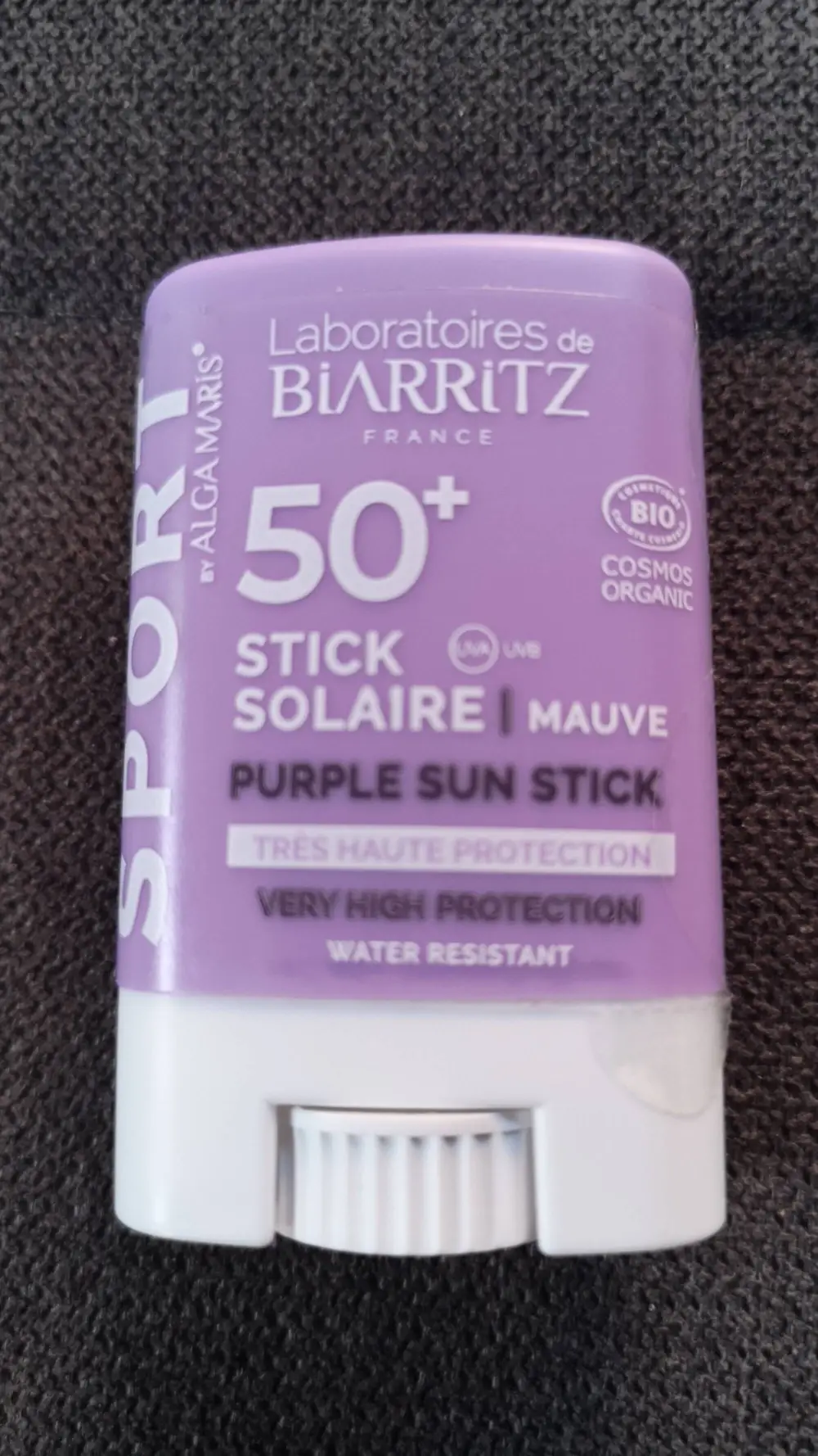 LABORATOIRES DE BIARRITZ - Stick solaire mauve SPF 50+ bio